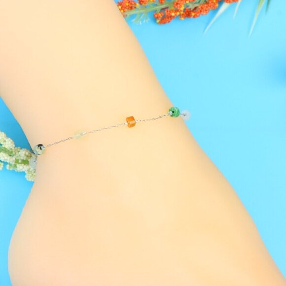 Elegant Handmade Anklet – Perfect for Women & Girls | Ideal Gift Option, DYC1574 - Picture 1 of 8